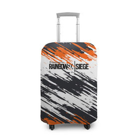 Чехол для чемодана 3D с принтом Rainbow Six Siege в Новосибирске, 86% полиэфир, 14% спандекс | двустороннее нанесение принта, прорези для ручек и колес | battlefield | call of duty | clancy | cod | counter | csgo | game | rainbow | six | strike | tom | игра | краска | краски | шутер