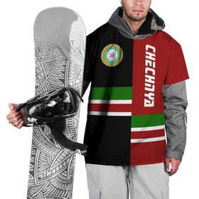 Накидка на куртку 3D с принтом CHECHNYA (Чечня) в Новосибирске, 100% полиэстер |  | Тематика изображения на принте: chechnya | грозный | кавказ | кавказец | кадыров | республика | северный | флаг | чех | чечен | чеченец | чеченка | чеченская | чечня
