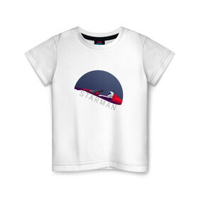 Детская футболка хлопок с принтом starman в Новосибирске, 100% хлопок | круглый вырез горловины, полуприлегающий силуэт, длина до линии бедер | spacex | tesla | илон маск | маск | спейс икс | тесла