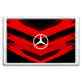 Магнит 45*70 с принтом Mercedes sport abstract 2018 в Новосибирске, Пластик | Размер: 78*52 мм; Размер печати: 70*45 | 