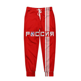 Мужские брюки 3D с принтом Красная машина Х в Новосибирске, 100% полиэстер | манжеты по низу, эластичный пояс регулируется шнурком, по бокам два кармана без застежек, внутренняя часть кармана из мелкой сетки | red mashine | красная машина | хоккей