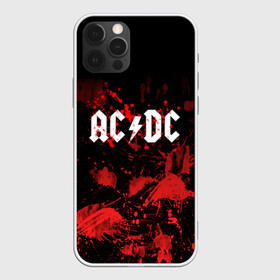 Чехол для iPhone 12 Pro с принтом AC/DC в Новосибирске, силикон | область печати: задняя сторона чехла, без боковых панелей | ac dc | acdc | acdc ас дс | австралийская | ангус янг | асдс | блюз | группа | крис слэйд | метал | молния | музыка | музыканты | певцы | рок | рок н ролл | стиви янг | хард | хардрок | эксл роуз