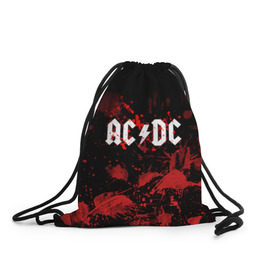Рюкзак-мешок 3D с принтом AC/DC в Новосибирске, 100% полиэстер | плотность ткани — 200 г/м2, размер — 35 х 45 см; лямки — толстые шнурки, застежка на шнуровке, без карманов и подкладки | ac dc | acdc | acdc ас дс | австралийская | ангус янг | асдс | блюз | группа | крис слэйд | метал | молния | музыка | музыканты | певцы | рок | рок н ролл | стиви янг | хард | хардрок | эксл роуз