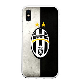 Чехол для iPhone XS Max матовый с принтом Juventus FC в Новосибирске, Силикон | Область печати: задняя сторона чехла, без боковых панелей | juve | италия | клуб | фк | футбол | футбольный | ювентус