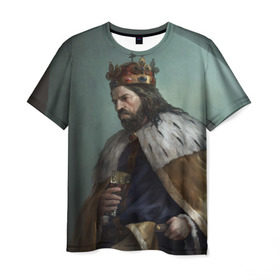 Мужская футболка 3D с принтом Kingdom Come: Deliverance в Новосибирске, 100% полиэфир | прямой крой, круглый вырез горловины, длина до линии бедер | 