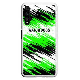Чехол для Honor 20 с принтом Watch Dogs в Новосибирске, Силикон | Область печати: задняя сторона чехла, без боковых панелей | Тематика изображения на принте: ded | dedsec | sec | watch dogs | watchdogs | дедсек | дэдсек