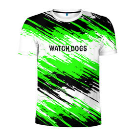 Мужская футболка 3D спортивная с принтом Watch Dogs в Новосибирске, 100% полиэстер с улучшенными характеристиками | приталенный силуэт, круглая горловина, широкие плечи, сужается к линии бедра | Тематика изображения на принте: ded | dedsec | sec | watch dogs | watchdogs | дедсек | дэдсек