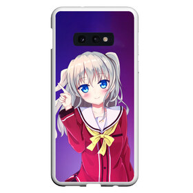 Чехол для Samsung S10E с принтом Anime Шарлотта в Новосибирске, Силикон | Область печати: задняя сторона чехла, без боковых панелей | anime | charlotte | nao tomori | аниме | шарлотта