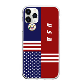 Чехол для iPhone 11 Pro Max матовый с принтом USA (США) в Новосибирске, Силикон |  | Тематика изображения на принте: us | usa | америка | американец | американка | американцы | америки | герб | доллар | знак | надпись | патриот | полосы | символ | соединенные | страна | сша | флаг | флага | цвета | штаты