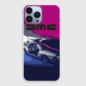 Чехол для iPhone 13 Pro Max с принтом DeLorean в Новосибирске,  |  | Тематика изображения на принте: back to the future | dmc | браун | делореан | делориан | дилориан | док | дэлореан | макфлай | марти | машина времени | эммет