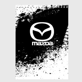 Скетчбук с принтом Mazda abstract sport в Новосибирске, 100% бумага
 | 48 листов, плотность листов — 100 г/м2, плотность картонной обложки — 250 г/м2. Листы скреплены сверху удобной пружинной спиралью | auto | automobile | car | machine | mazda | motor | motor car | sport car | автомашина | бренд | легковой автомобиль | мазда | марка | спортивный автомобиль | тачка