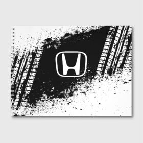 Альбом для рисования с принтом Honda abstract sport в Новосибирске, 100% бумага
 | матовая бумага, плотность 200 мг. | auto | automobile | car | honda | machine | motor | motor car | sport car | автомашина | бренд | легковой автомобиль | марка | спортивный автомобиль | тачка | хонда