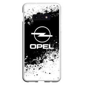 Чехол для Samsung S10E с принтом Opel abstract sport в Новосибирске, Силикон | Область печати: задняя сторона чехла, без боковых панелей | Тематика изображения на принте: auto | automobile | car | machine | motor | motor car | opel | sport car | автомашина | бренд | легковой автомобиль | марка | спортивный автомобиль | тачка