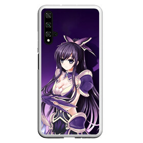 Чехол для Honor 20 с принтом Date A Live в Новосибирске, Силикон | Область печати: задняя сторона чехла, без боковых панелей | Тематика изображения на принте: anime | date a live | kurumi tokisaki | аниме | рандеву с жизнью