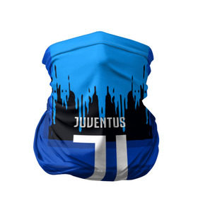 Бандана-труба 3D с принтом FC Juventus color abstract в Новосибирске, 100% полиэстер, ткань с особыми свойствами — Activecool | плотность 150‒180 г/м2; хорошо тянется, но сохраняет форму | 