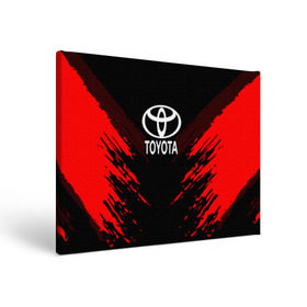 Холст прямоугольный с принтом TOYOTA SPORT COLLECTION в Новосибирске, 100% ПВХ |  | auto | automobile | car | machine | motor | motor car | sport car | toyota | автомашина | бренд | легковой автомобиль | марка | спортивный автомобиль | тачка