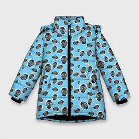 Зимняя куртка для девочек 3D с принтом Mnogoznaal_8 в Новосибирске, ткань верха — 100% полиэстер; подклад — 100% полиэстер, утеплитель — 100% полиэстер. | длина ниже бедра, удлиненная спинка, воротник стойка и отстегивающийся капюшон. Есть боковые карманы с листочкой на кнопках, утяжки по низу изделия и внутренний карман на молнии. 

Предусмотрены светоотражающий принт на спинке, радужный светоотражающий элемент на пуллере молнии и на резинке для утяжки. | Тематика изображения на принте: mnogoznaal | максим лазин | многознаал