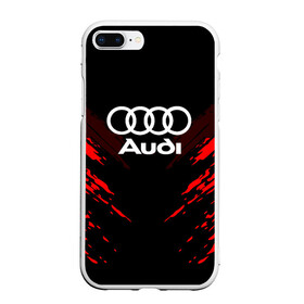 Чехол для iPhone 7Plus/8 Plus матовый с принтом AUDI SPORT COLLECTION в Новосибирске, Силикон | Область печати: задняя сторона чехла, без боковых панелей | audi | auto | automobile | car | machine | motor | motor car | sport car | автомашина | ауди | бренд | легковой автомобиль | марка | спортивный автомобиль | тачка