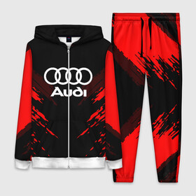 Женский костюм 3D с принтом AUDI SPORT COLLECTION в Новосибирске,  |  | audi | auto | automobile | car | machine | motor | motor car | sport car | автомашина | ауди | бренд | легковой автомобиль | марка | спортивный автомобиль | тачка