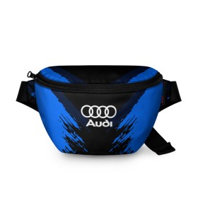 Поясная сумка 3D с принтом AUDI SPORT COLLECTION в Новосибирске, 100% полиэстер | плотная ткань, ремень с регулируемой длиной, внутри несколько карманов для мелочей, основное отделение и карман с обратной стороны сумки застегиваются на молнию | audi | auto | automobile | car | machine | motor | motor car | sport car | автомашина | ауди | бренд | легковой автомобиль | марка | спортивный автомобиль | тачка