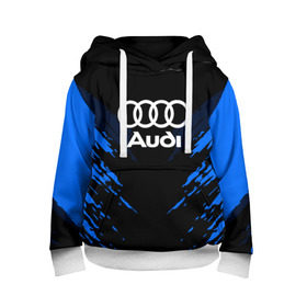 Детская толстовка 3D с принтом AUDI SPORT COLLECTION в Новосибирске, 100% полиэстер | двухслойный капюшон со шнурком для регулировки, мягкие манжеты на рукавах и по низу толстовки, спереди карман-кенгуру с мягким внутренним слоем | audi | auto | automobile | car | machine | motor | motor car | sport car | автомашина | ауди | бренд | легковой автомобиль | марка | спортивный автомобиль | тачка