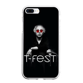 Чехол для iPhone 7Plus/8 Plus матовый с принтом T-Fest_2 в Новосибирске, Силикон | Область печати: задняя сторона чехла, без боковых панелей | t fest | tfest | незборецкий | т фест | тифест