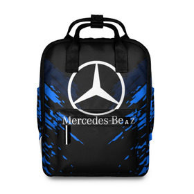 Женский рюкзак 3D с принтом MERCEDES-BENZ SPORT COLLECTION в Новосибирске, 100% полиэстер | лямки с регулируемой длиной, сверху ручки, чтобы рюкзак нести как сумку. Основное отделение закрывается на молнию, как и внешний карман. Внутри два дополнительных кармана, один из которых закрывается на молнию. По бокам два дополнительных кармашка, куда поместится маленькая бутылочка
 | Тематика изображения на принте: auto | automobile | car | machine | mercedes benz | motor | motor car | sport car | автомашина | бренд | легковой автомобиль | марка | мерседес | спортивный автомобиль | тачка