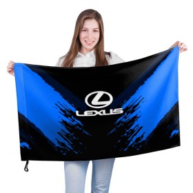 Флаг 3D с принтом LEXUS SPORT COLLECTION в Новосибирске, 100% полиэстер | плотность ткани — 95 г/м2, размер — 67 х 109 см. Принт наносится с одной стороны | auto | automobile | car | lexus | machine | motor | motor car | sport car | автомашина | бренд | легковой автомобиль | марка | спортивный автомобиль | тачка