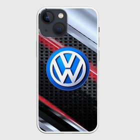 Чехол для iPhone 13 mini с принтом VOLKSWAGEN high speed в Новосибирске,  |  | auto | automobile | car | machine | motor | motor car | sport car | volkswagen | автомашина | бренд | легковой автомобиль | марка | спортивный автомобиль | тачка