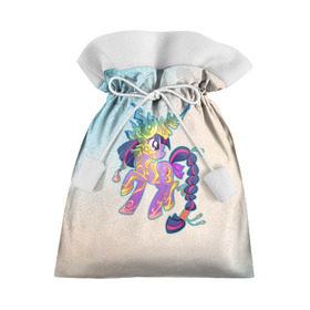 Подарочный 3D мешок с принтом My Little Pony в Новосибирске, 100% полиэстер | Размер: 29*39 см | Тематика изображения на принте: комедия | маленький | мой | музыка | мультфильм | мюзикл | пони | приключения | сказка | фэнтези