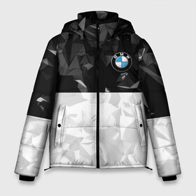 Мужская зимняя куртка 3D с принтом BMW BLACK COLLECTION в Новосибирске, верх — 100% полиэстер; подкладка — 100% полиэстер; утеплитель — 100% полиэстер | длина ниже бедра, свободный силуэт Оверсайз. Есть воротник-стойка, отстегивающийся капюшон и ветрозащитная планка. 

Боковые карманы с листочкой на кнопках и внутренний карман на молнии. | auto | bmw | motorsport | авто | автомобиль | автомобильные | бмв | бренд | марка | машины | моторспорт | спорт