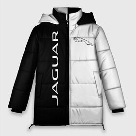 Женская зимняя куртка 3D с принтом Jaguar в Новосибирске, верх — 100% полиэстер; подкладка — 100% полиэстер; утеплитель — 100% полиэстер | длина ниже бедра, силуэт Оверсайз. Есть воротник-стойка, отстегивающийся капюшон и ветрозащитная планка. 

Боковые карманы с листочкой на кнопках и внутренний карман на молнии | c x17 | c x75 concept | c xf | cars | e pace | f pace | jaguar | land | r d6 | r2 | r3 | r4 | r5 | rover. r1 | xkr 75 | авто | автомобиль | знак | лого | машина | символ | тачка | эмблема | ягуар