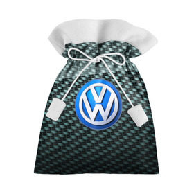 Подарочный 3D мешок с принтом Volkswagen SPORT в Новосибирске, 100% полиэстер | Размер: 29*39 см | Тематика изображения на принте: 