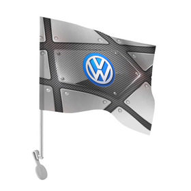 Флаг для автомобиля с принтом Volkswagen metalic 2018 в Новосибирске, 100% полиэстер | Размер: 30*21 см | auto | automobile | car | carbon | machine | motor | motor car | sport car | volkswagen | автомашина | бренд | легковой автомобиль | марка | спортивный автомобиль | тачка