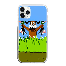 Чехол для iPhone 11 Pro матовый с принтом Duck Hunt в Новосибирске, Силикон |  | 8 bit | 8 бит | dendy | dog | duck | hunt | nes | nintendo | oldschool | pixel art | денди | игра | нинтендо | охота | собака