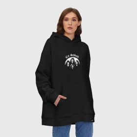 Худи SuperOversize хлопок с принтом Black Sabbath в Новосибирске, 70% хлопок, 30% полиэстер, мягкий начес внутри | карман-кенгуру, эластичная резинка на манжетах и по нижней кромке, двухслойный капюшон
 | 