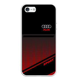 Чехол для iPhone 5/5S матовый с принтом AUDI SPORT в Новосибирске, Силикон | Область печати: задняя сторона чехла, без боковых панелей | audi | auto | авто | автомобиль | автомобильные | ауди | бренд | марка | машины | спорт