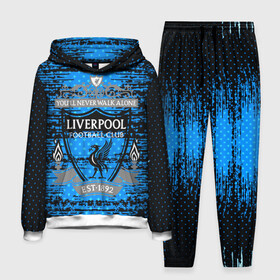 Мужской костюм 3D (с толстовкой) с принтом Liverpool sport uniform в Новосибирске,  |  | Тематика изображения на принте: football | soccer | ливерпуль