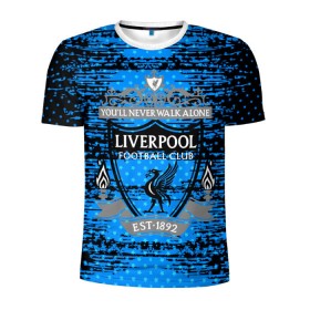 Мужская футболка 3D спортивная с принтом Liverpool sport uniform в Новосибирске, 100% полиэстер с улучшенными характеристиками | приталенный силуэт, круглая горловина, широкие плечи, сужается к линии бедра | football | soccer | ливерпуль