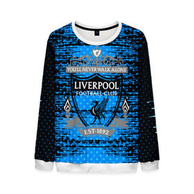 Мужской свитшот 3D с принтом Liverpool sport uniform в Новосибирске, 100% полиэстер с мягким внутренним слоем | круглый вырез горловины, мягкая резинка на манжетах и поясе, свободная посадка по фигуре | football | soccer | ливерпуль