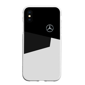 Чехол для iPhone XS Max матовый с принтом MERCEDES BENZ SPORT в Новосибирске, Силикон | Область печати: задняя сторона чехла, без боковых панелей | amg | auto | mercedes | авто | автомобиль | автомобильные | амг | бренд | марка | машины | мерседес