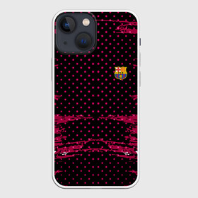 Чехол для iPhone 13 mini с принтом Barcelona abstract collection в Новосибирске,  |  | football | soccer | барселона