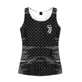 Женская майка 3D с принтом Juventus abstract collection в Новосибирске, 100% полиэстер | круглая горловина, прямой силуэт, длина до линии бедра | football | soccer | ювентус