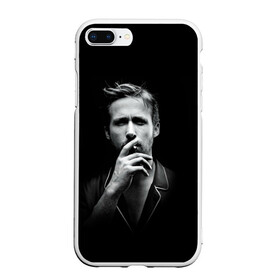 Чехол для iPhone 7Plus/8 Plus матовый с принтом Ryan Gosling в Новосибирске, Силикон | Область печати: задняя сторона чехла, без боковых панелей | ryan gosling | актер | райан гослинг