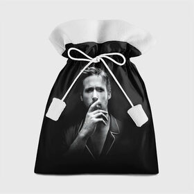 Подарочный 3D мешок с принтом Ryan Gosling в Новосибирске, 100% полиэстер | Размер: 29*39 см | ryan gosling | актер | райан гослинг