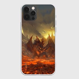 Чехол для iPhone 12 Pro Max с принтом Fire Dragon в Новосибирске, Силикон |  | goddess of destruction | line age | line age ii | lineage ii | линейка