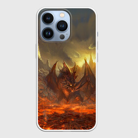 Чехол для iPhone 13 Pro с принтом Fire Dragon в Новосибирске,  |  | goddess of destruction | line age | line age ii | lineage ii | линейка
