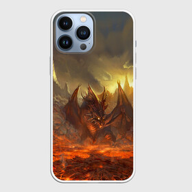 Чехол для iPhone 13 Pro Max с принтом Fire Dragon в Новосибирске,  |  | goddess of destruction | line age | line age ii | lineage ii | линейка