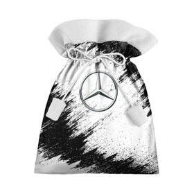 Подарочный 3D мешок с принтом Mercedes в Новосибирске, 100% полиэстер | Размер: 29*39 см | Тематика изображения на принте: mercedes | мерседес