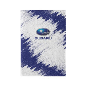 Обложка для паспорта матовая кожа с принтом Subaru в Новосибирске, натуральная матовая кожа | размер 19,3 х 13,7 см; прозрачные пластиковые крепления | auto | car | race | subaru | авто | гонки | краска | краски | марка | машина | субару